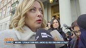 Giorgia Meloni: "L'Italia è con Kiev, anche gli USA vogliono la pace"