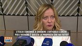 Articolo 5 per l'Ucraina: le parole di Giorgia Meloni