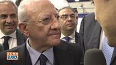 Vincenzo De Luca: "I dazi rischiano di far male a tutti"
