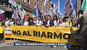 Quelli che scendono in piazza contro il riarmo