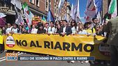 Quelli che scendono in piazza contro il riarmo