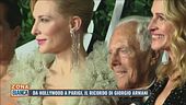 Da Hollywood a Parigi, il ricordo di Giorgio Armani