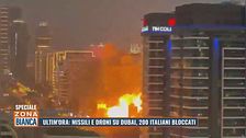 Ultim'ora: missili e droni su Dubai, 200 italiani bloccati