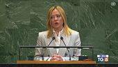 Meloni all'Onu: "Sospesi tra guerra e pace"