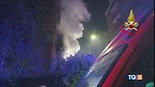 Incendio a Milano famiglia distrutta
