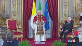 Il Papa al Quirinale impegno per la pace