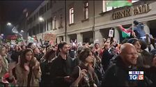 Scontri a Udine per Italia-Israele