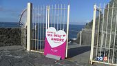 San Valentino e la via dell'amore e i fiori
