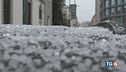 Maltempo, Milano ricoperta di grandine