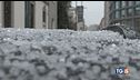 Maltempo, Milano ricoperta di grandine