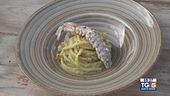 Gusto verde: Bigoli con radicchio e canocchie