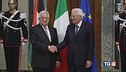 Mattarella-Abu Mazen: 2 Stati unica soluzione