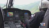 Cade elicottero ricerche in corso