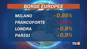 Caos per i dazi borse in rosso
