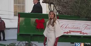 Tacchini e luminarie Casa bianca in festa