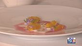 Gusto Verde - Carpaccio di baccalà con petali di agrumi