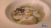 Bottoni siciliani con fonduta di Ragusano
