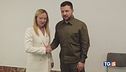 Domani Zelensky da Giorgia Meloni