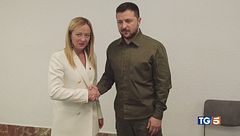 Domani Zelensky da Giorgia Meloni