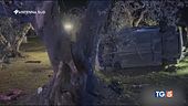 Auto contro un albero morti quattro giovani