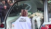 Lacrime per Sara "Basta violenza"