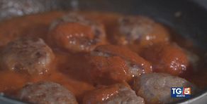 Polpette con spuma di patate