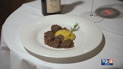 Spezzatino di manzo all'Enantio con la polenta