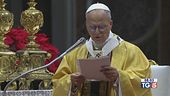 Prima Messa di Natale Papa ringrazia i fedeli