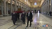 Papa Francesco, l'ingresso del feretro a Santa Maria Maggiore