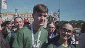 I giovani a San Pietro, l'omaggio a Francesco