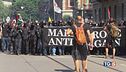 Scontri al corteo degli antagonisti