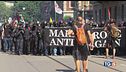 Scontri al corteo degli antagonisti