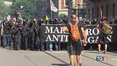 Scontri al corteo degli antagonisti