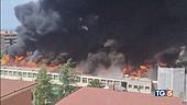 Incendio a Viterbo, Università in fiamme
