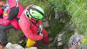 Salvato speleologo intrappolato da ieri