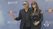 Tim Burton con Monica Bellucci al Giffoni