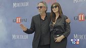 Tim Burton con Monica Bellucci al Giffoni