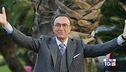 Il saluto a Pippo Baudo camera ardente a Roma
