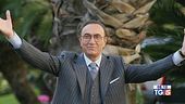 Il saluto a Pippo Baudo camera ardente a Roma