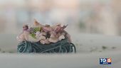 Spaghetto blu con calamari