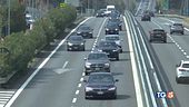 Traffico per i rientri ultimi tuffi al mare