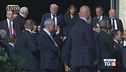 L'arrivo di Donald Trump e Zelensky in Piazza San Pietro