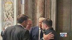 L'incontro a quattro tra Donald Trump, Zelensky, Emmanuel Macron e Keir Starmer