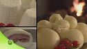 La preparazione di burrata e stracciatella