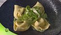 Ravioli ripieni con asparagi alle due consistenze