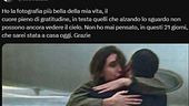 "L'abbraccio più bello della mia vita"