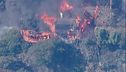 Il fuoco e la rabbia degli sfollati