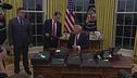 Trump, primo giorno da presidente
