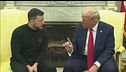 Trump-Zelensky, lite in mondovisione