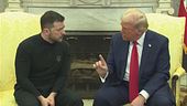 Trump-Zelensky, lite in mondovisione